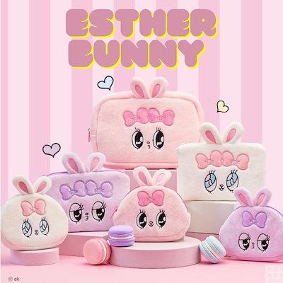 ★RM x Esther Bunny 真皮零錢包 コラボ コインポーチ/送料込 Esther Bunny 財布・小物(レディース) - 海外通販のBUYMA
