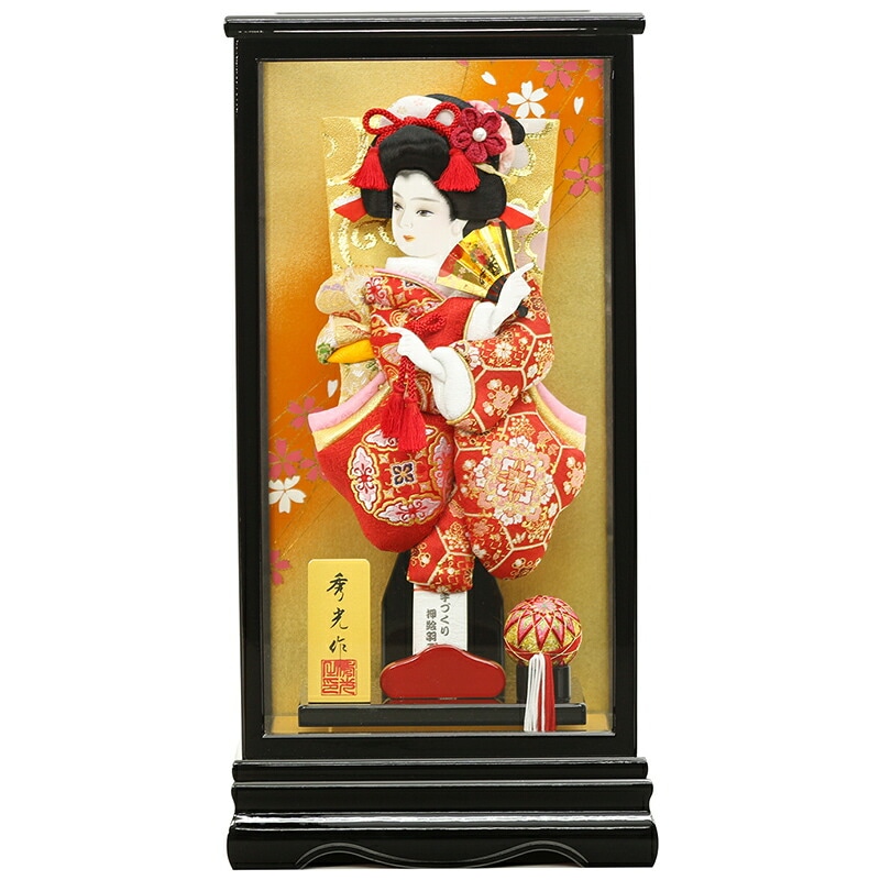 羽子板 初正月 初節句 厄除け ケース かわいい 立体 振袖 道成寺 押絵 送料無料 コンパクト ミニ 新作 秀光 限定品 目玉商品 お買得 人気 ランキング A1301