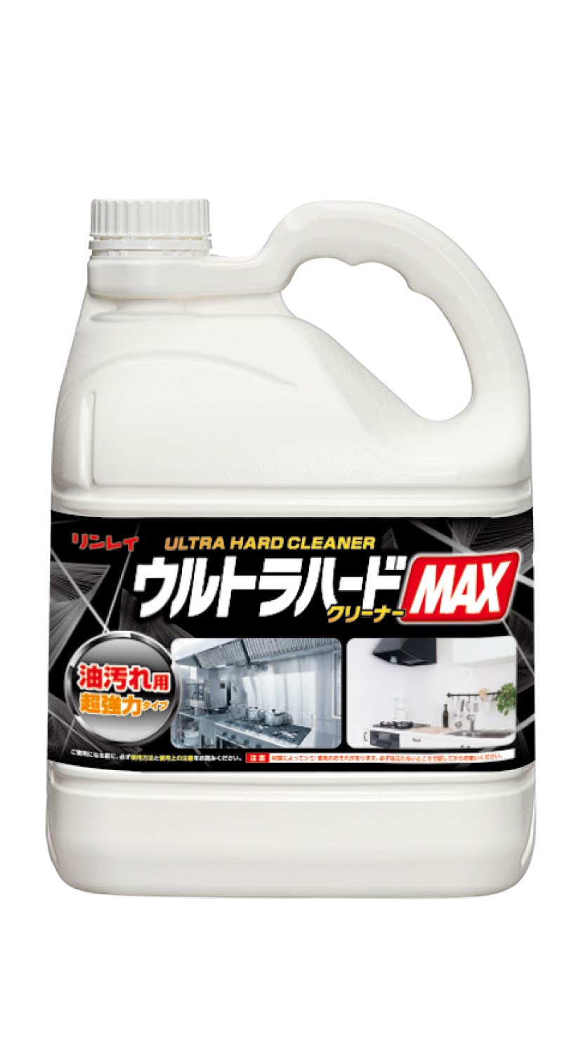 リンレイ ウルトラハードクリーナー MAX 油汚れ用 超強力タイプ 4Lキッチン用洗剤