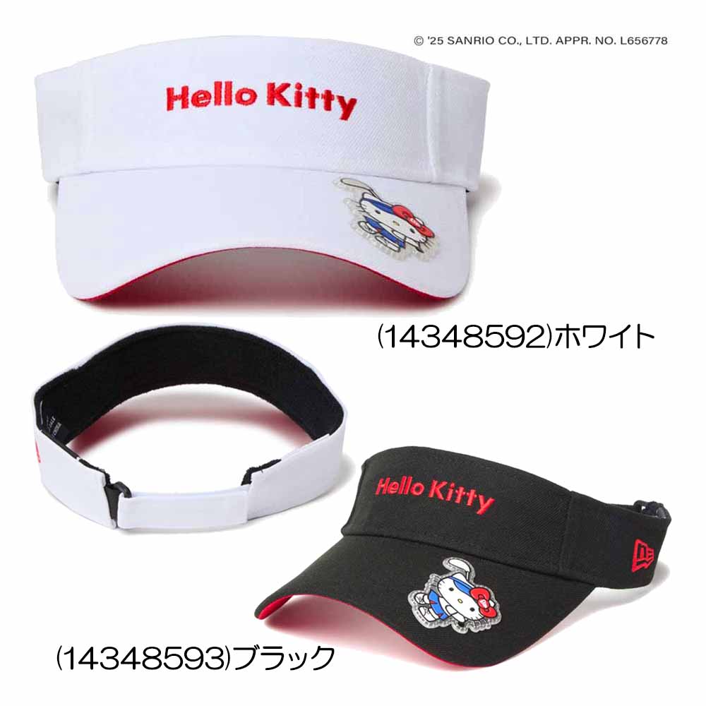サンバイザー ロングバイザー HELLO KITTY レディースバイザー『オールシーズン』 2025