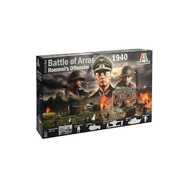 Italeri 1: 72510006118WWII Set:Battle of Arras 40. 並行輸入品
