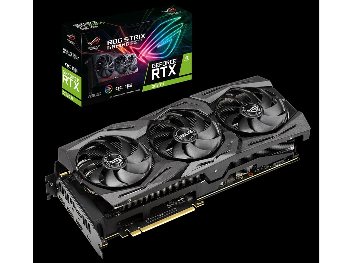 ASUS グラフィックボード ROG-STRIX-RTX2080TI-O11G-GAMING [PCIExp