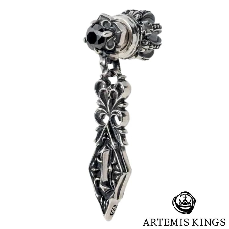 アルテミスキングス ARTEMISKINGS ナンバーワン シルバー ピアス 片耳分 AKE0118