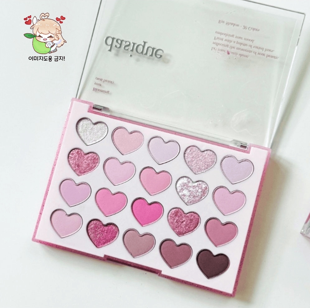 [NEW]ムードシャドウパレット 2色 甘いハート ラブハート