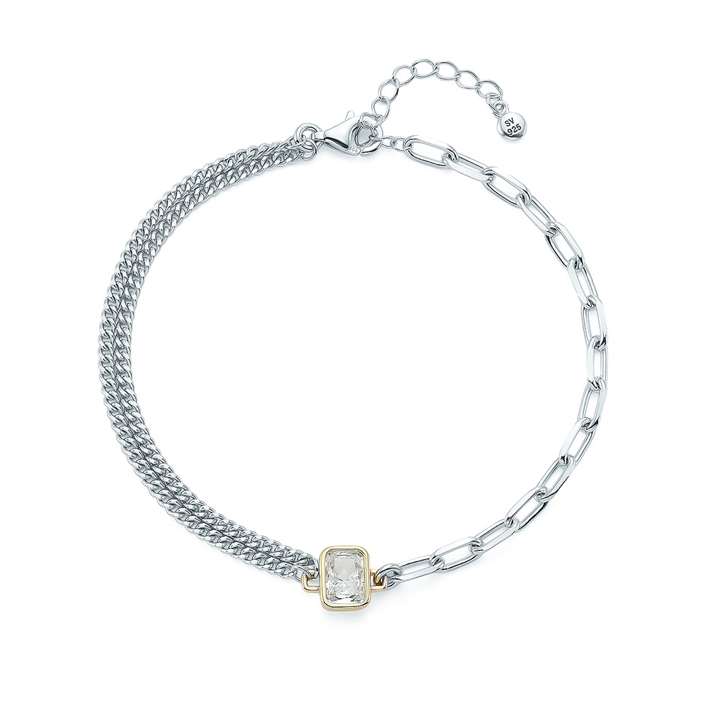 LLOYD製作10日L-CARATボールドチェーンブレスレットLLWS21001S