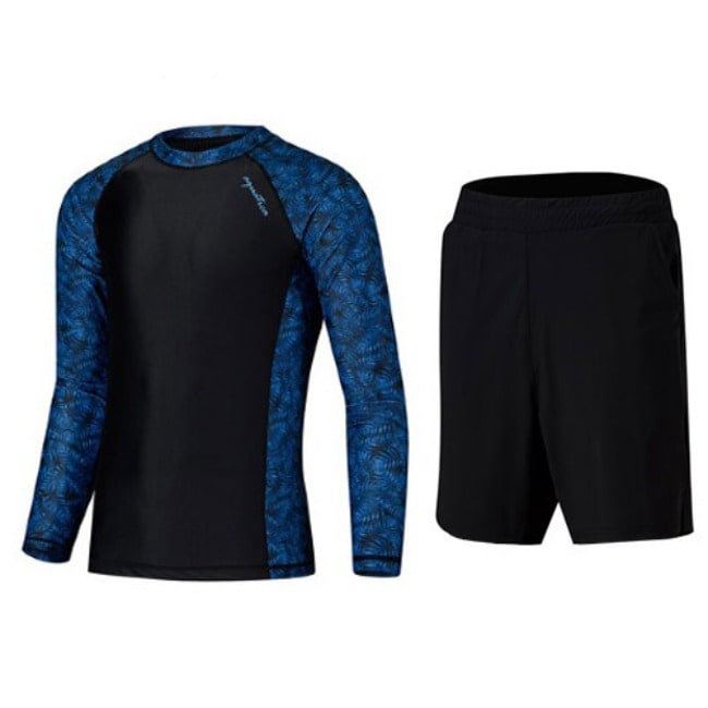 メンズラッシュガード+半ズボン セット AQAMAY-PZ