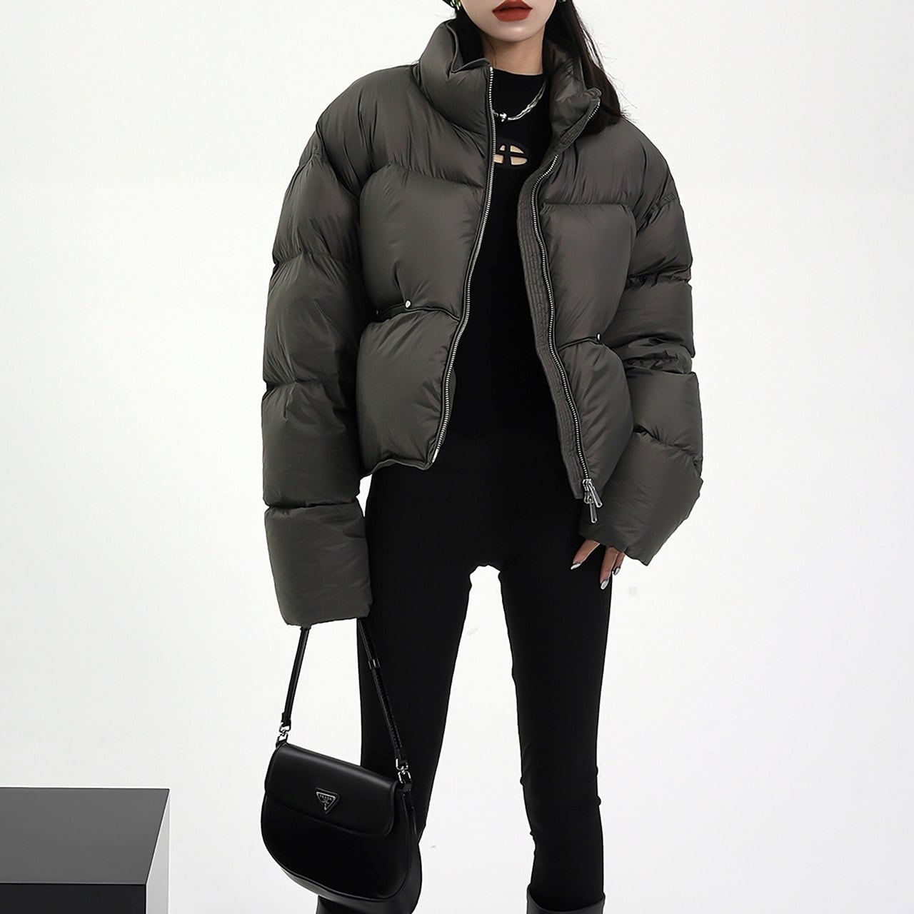Stand Collar Down Jacket E5006