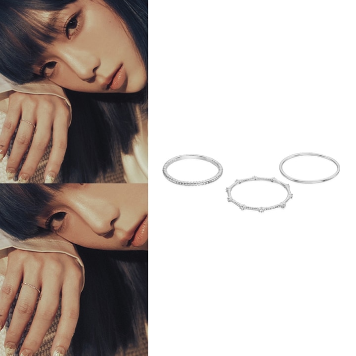 engbrox☆[silver925] iris ring set リング 指輪☆テヨン着用 テヨン着用】 iris ring set silver 指輪