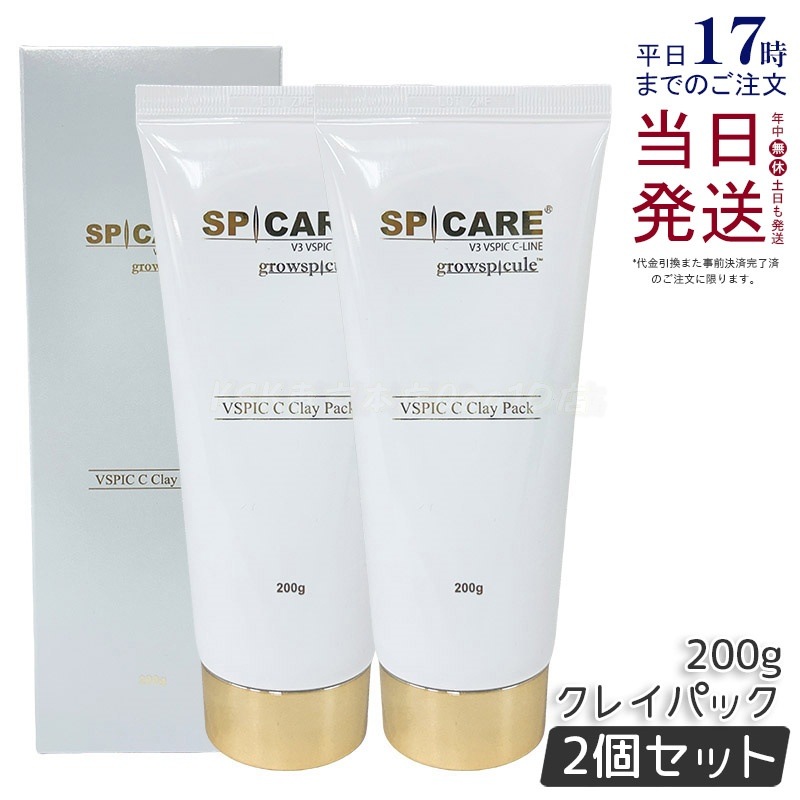 【お得2個セット】スピケア V3 VSPIC C クレイパック SPICARE 200g