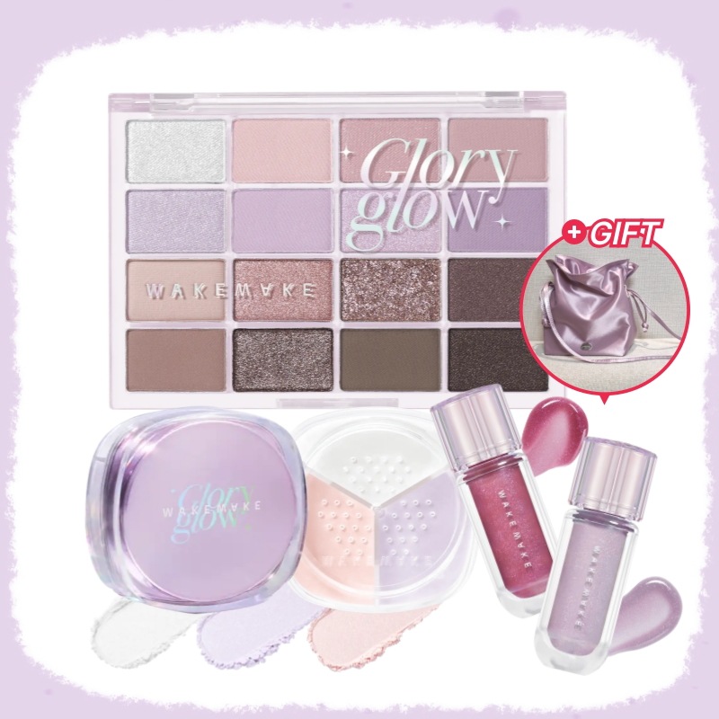 [Holiday Collection/ホリデーコレクション]GLORYGLOW 4点セット(アイパレット/カラーパウダー/グロス2点)