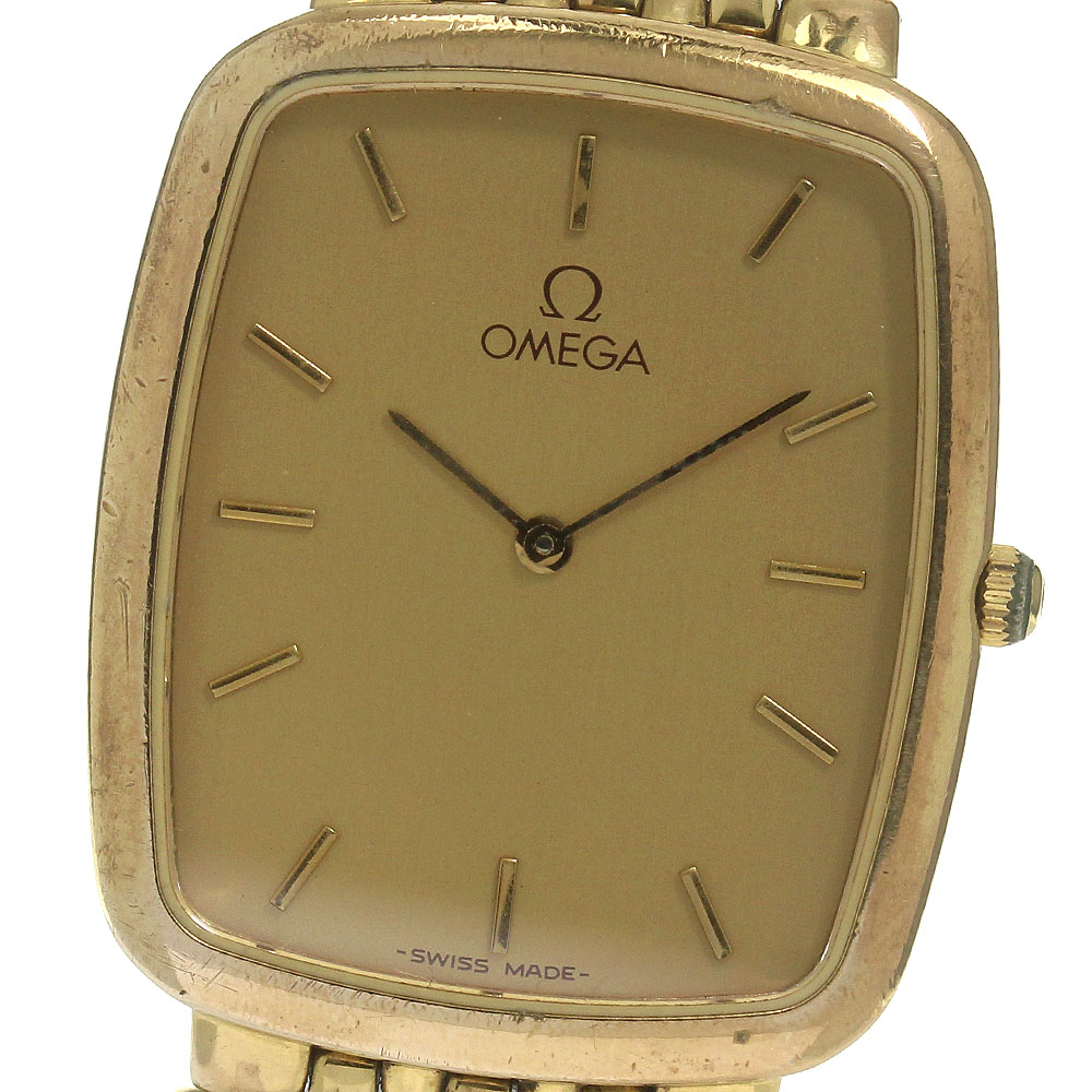 オメガ OMEGA デビル スクエア クォーツ メンズ _842641【中古】