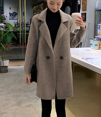 レディース コート チェスター ミドル丈 長袖 襟付き ストレート ウール 大人可愛い きれいめ シンプル カジュアル 上品 おしゃれ ラフ クール エレガント キュート ベーシック ナチュラル