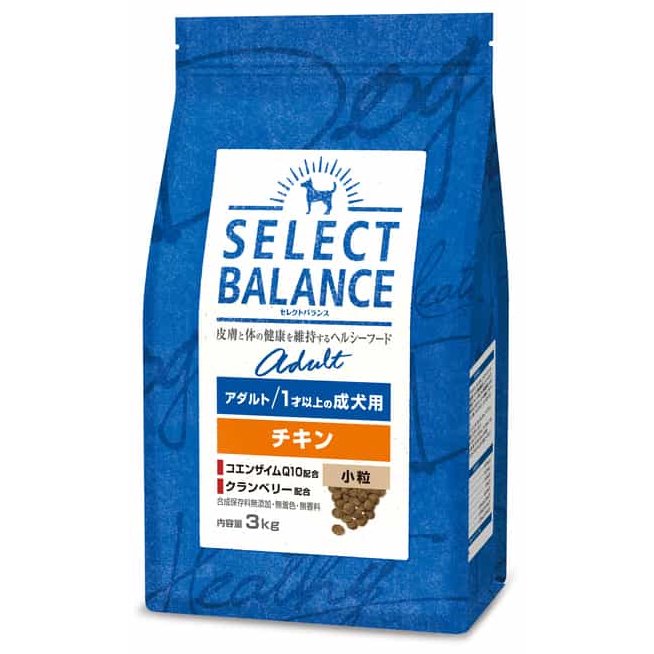 ドッグフード　セレクトバランス　アダルト　チキン小粒　１才以上の成犬用　３ｋｇ　ＣＲＣ45―03―52―00―00