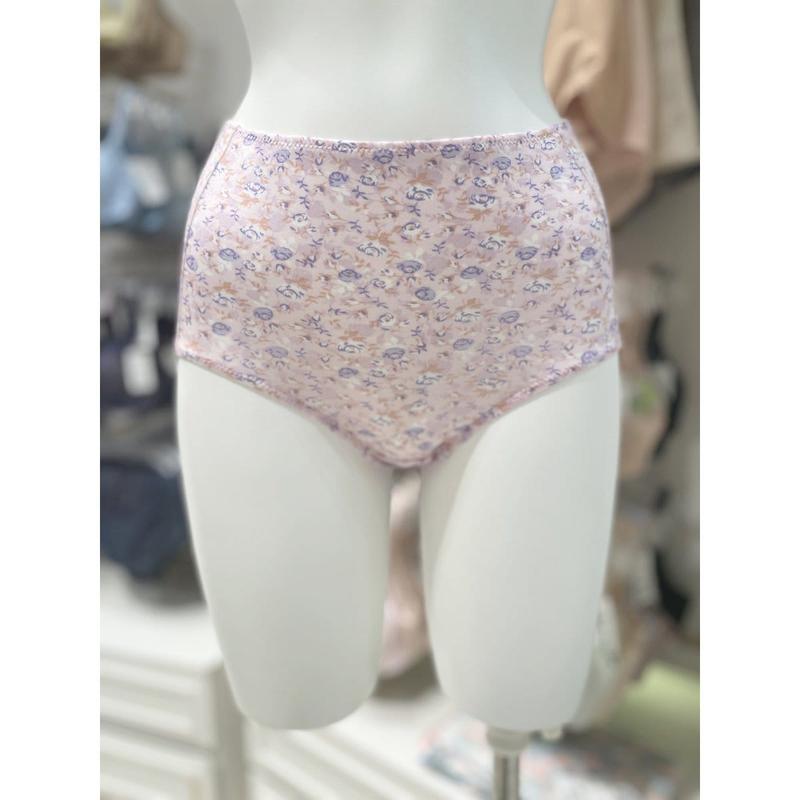 小花柄の柔らかいテンセルモーダル女性用マキシパンティー2色セット PT7513 SET