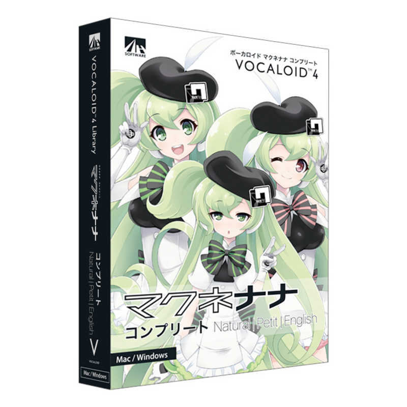 AHS　VOCALOID4 マクネナナ コンプリート -ナチュラルプチEnglish-　VOCALOID4 マクネナナ コンプ
