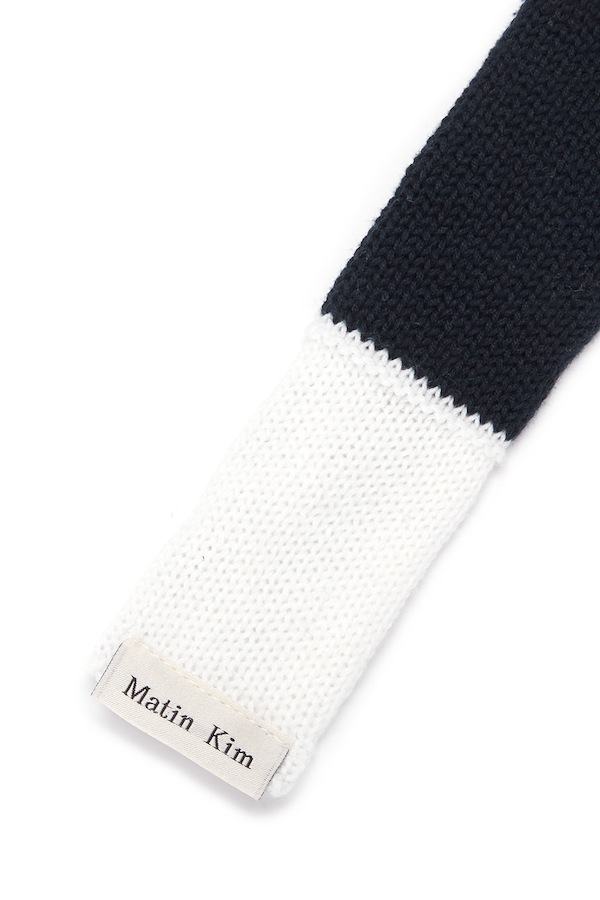Qoo10 Matin Kim COLOR BLOCK KNIT ストラ