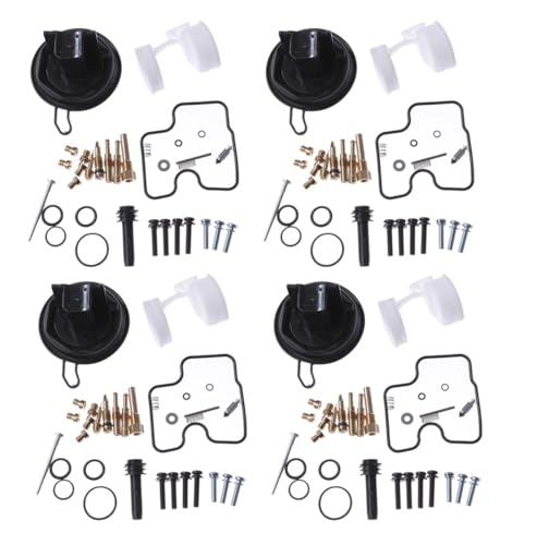 ホンダ 用 キャブレター オーバーホール リペア キット ダイヤフラム フルキット 4組セット ホーネット ジェイド 250 MC22 CBR250 CBR250RR CB250 社外品