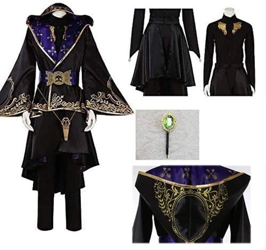 仮装 ハロウィン 衣装 コスプレ ドラコニア マレウス ディアソムニア寮 式典服 コスプレ ツイステ