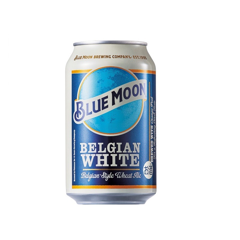 ブルームーン ビール 330ml 缶 24本入 輸入元 白鶴酒造 New BLUE MOON 2023年4月1日 缶は今回日本初上陸