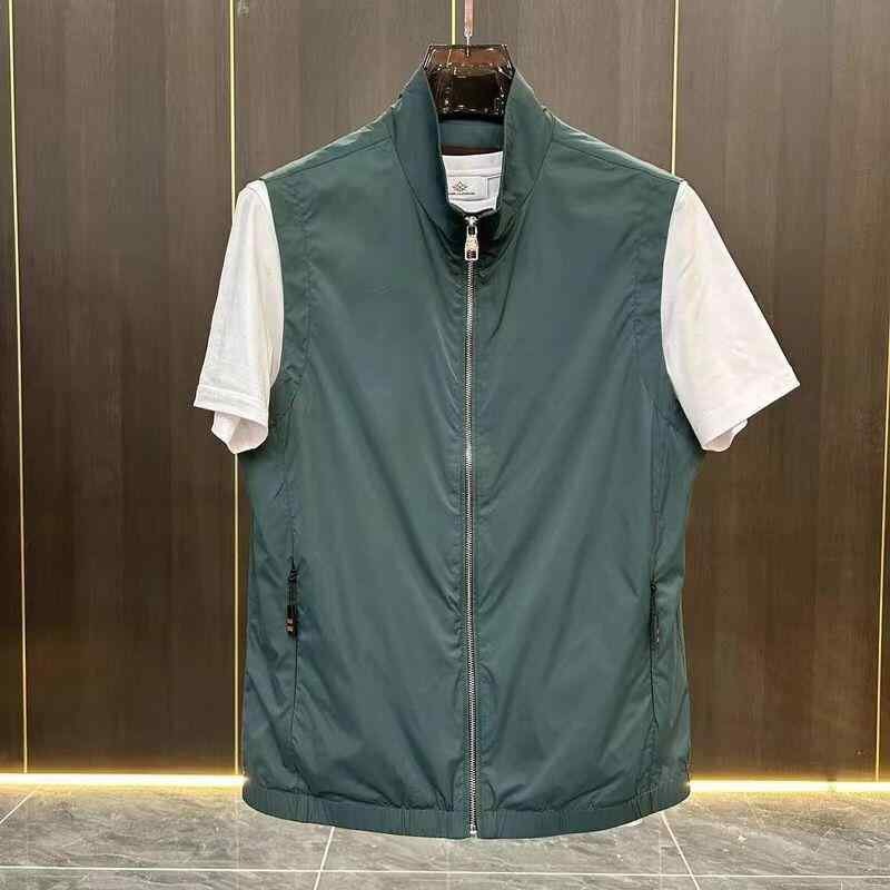 [Prime pick]春 コーデ メンズ 用 服 シンプル ファッション オシャ 大人 かっこいい 大きいサイズ ストリート 紳士服 スタンドカラー ベスト カジュアル ビジネス ジャケット