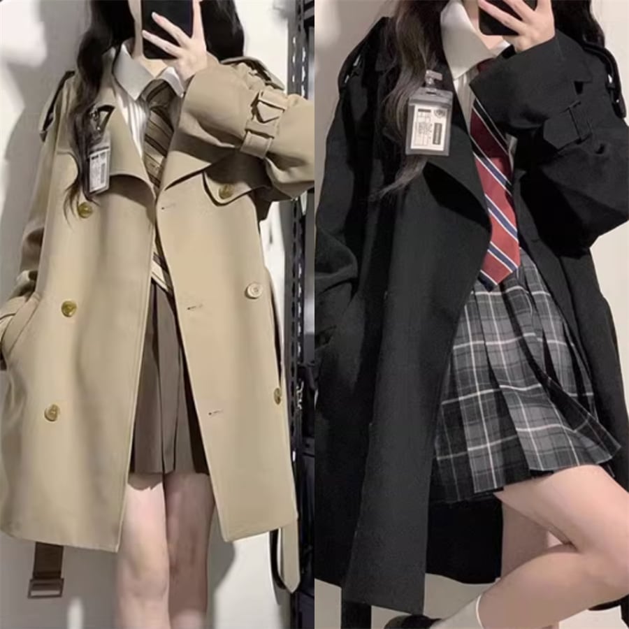 アウター 2色 ロングコート レインコート チェスターコート トレンチコート ロング 袖あり 長袖 Vネック フレア Aライン ポケット 薄手生地 かわいい 大人可愛い 綺麗 シンプル カジュアル