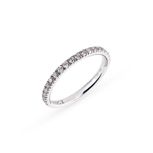 DOROCY 14k チェルシーラップダイヤモンドハーフエタニティリング (1.6mm)
