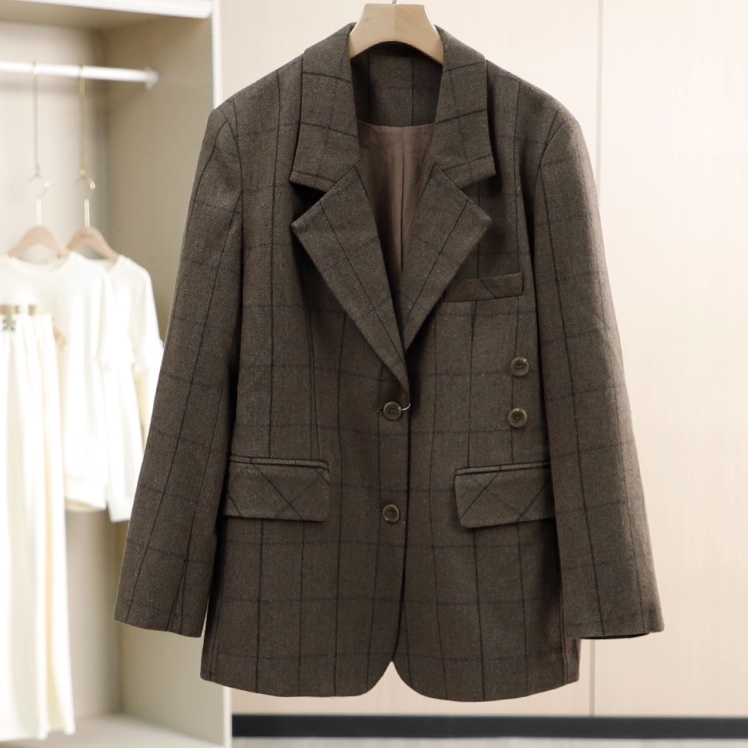 レディース ジャケット アウター 上着 テーラードジャケット 長袖 襟付き オーバーサイズ スマート ポケット コンサバ ボタン 大人可愛い きれいめ シンプル 上品 おしゃれ こなれ感 個性的