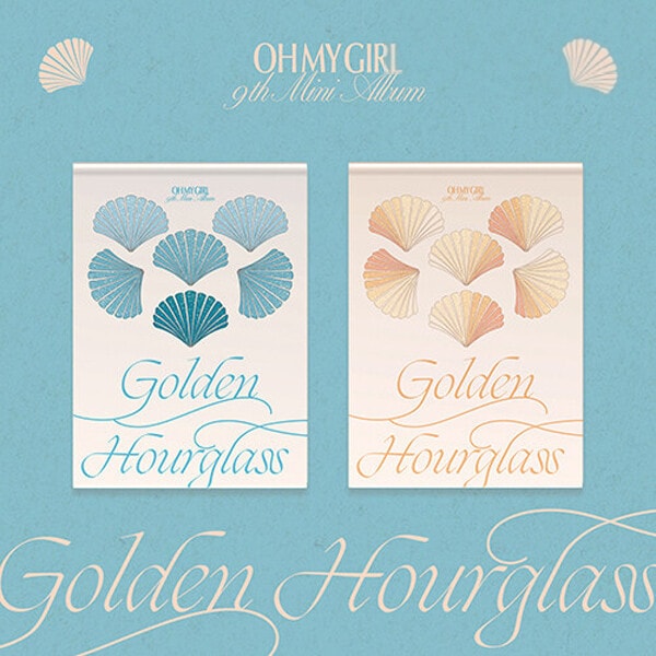Set (アルバム2種+ポスター2枚+紙貫通) OH MY GIRL / Golden Hourglass (ミニアルバム9集)