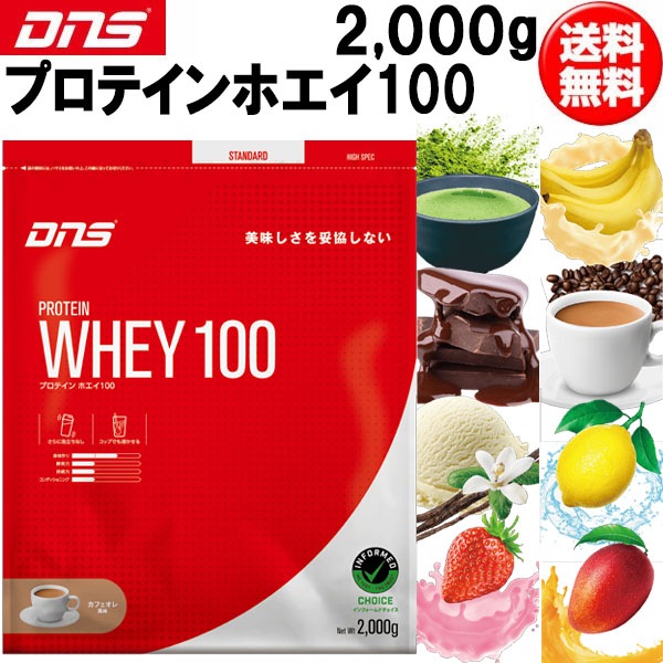 DNS ディーエヌエス プロテインホエイ100 2,000g プロテイン スポーツサプリメント dns 即納あり 9,476円