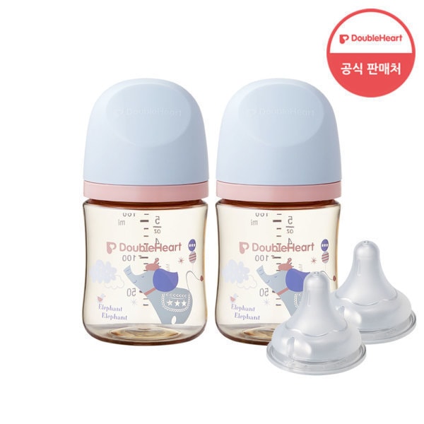 第3世代 160ml ディアフレンズ ツインパック(哺乳瓶2個/おしゃぶり)+おしゃぶり2個