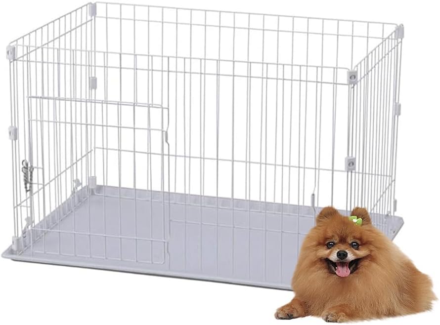 アイリスオーヤマ システムサークルトレー付き P-STN-550 ホワイト 小型犬用 幅90×奥行60×高さ55.2cm