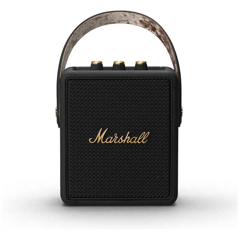 MARSHALL　Bluetoothスピーカー ブラック＆ブラス 　STOCKWELLII-BLACK-AND-BRASS