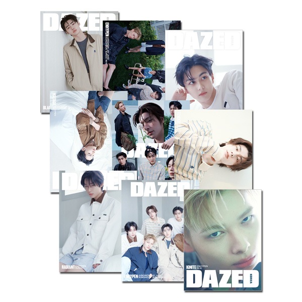 [9種セット／別冊付録] 韓国女性雑誌 DAZED＆CONFUSED KOREA 2026年 5月号 (ENHYPEN表紙9種セット)