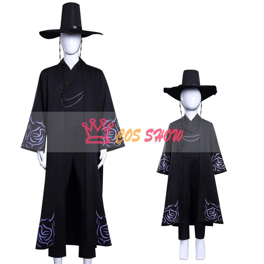 赤字販売!KPOPガールズ! デーモン・ハンターズ風 ボーイズ衣装 コスプレ衣装 cosplay 仮装 子供 大人 イベント ハロウィン ステージ 文化祭 学園祭 撮影用