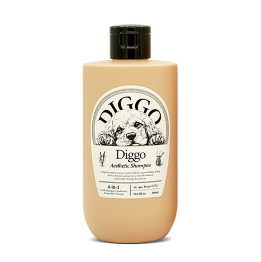 ディゴ ペット エステティック 子犬 シャンプー, 300ml*1ea (洗浄力強化/角質除去/鎮静ケア/保湿ケア/毛潤器/毛根強化/自然由来界面活性剤/CICA/ヒアルロン酸/3種類のハーブエキス