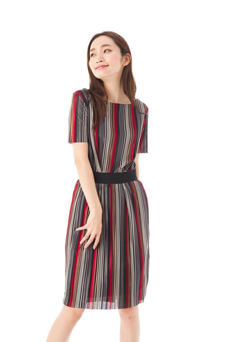 ファス(FAS)ワンピース T1 T2 T3サイズ 大人ワンピース レディース 半袖 膝丈 ワンピース Fille A Suivre