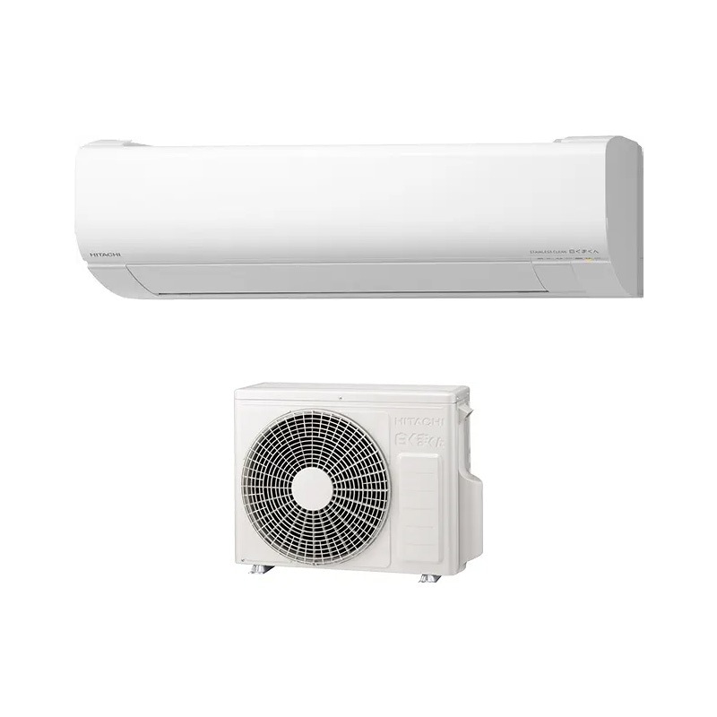 エアコン おもに6畳 白くまくん Vシリーズ 2024年モデル スタンダードモデル 凍結洗浄 ファンお掃除ロボ カビバスター 省エネ節電 単相100V RAS-V22R-W