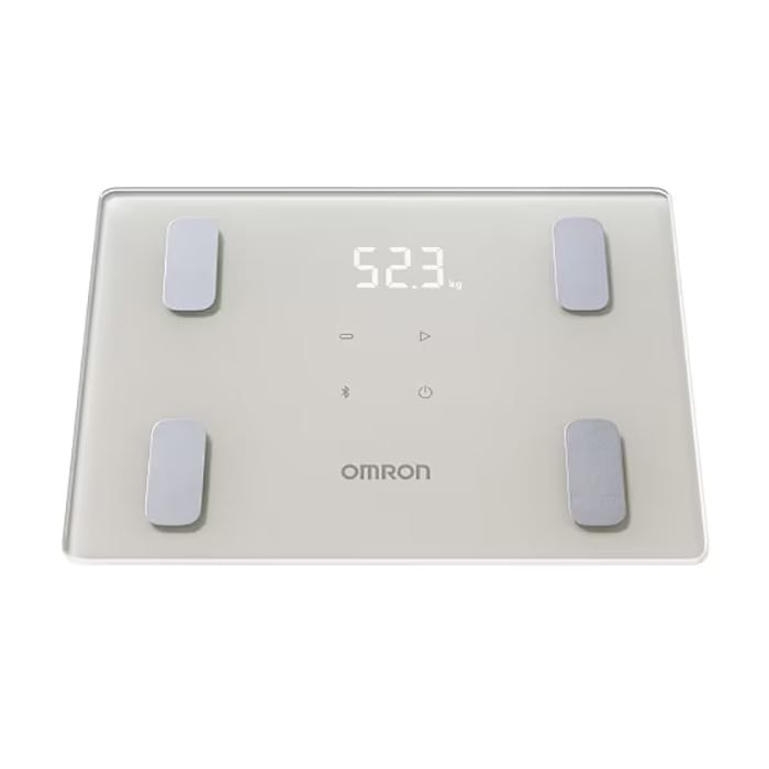 * オムロン【KRD-408T（-BG）モカベージュ】体重体組成計（OMRON connect アプリ対応）カラダスキャン 家電