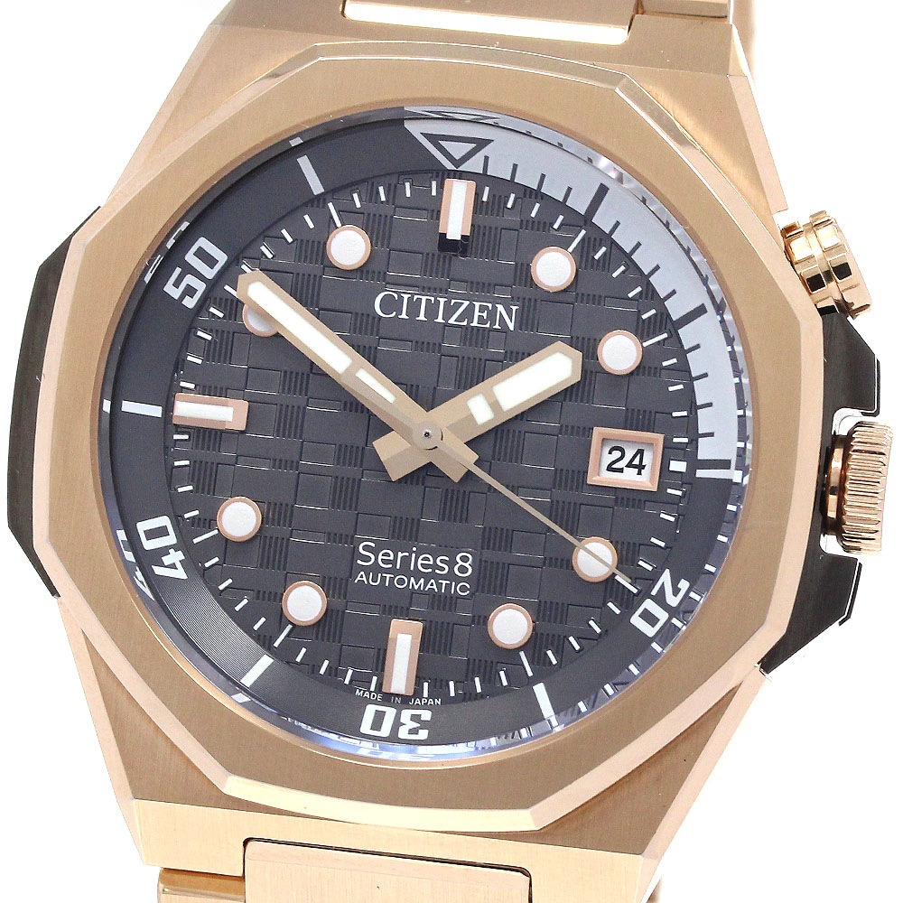 シチズン CITIZEN 9051-009KM02/NB6069-53H シリーズエイト デイト 自動巻き メンズ 極美品 箱・保証書付き_867805【中古】