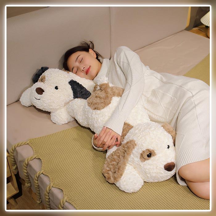 ぬいぐるみ　いぬ　イヌ　ふわふわ　癒し　抱き枕　クッション　 インテリア　添い寝　 動物 　かわいい　誕生日ギフト