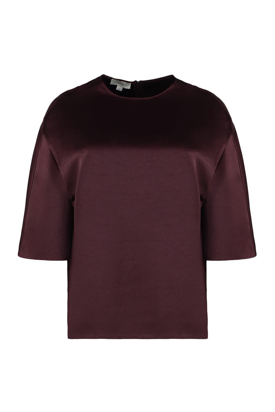 V073413060_600BLR レッド 春夏2025 Tシャツ レディース ia