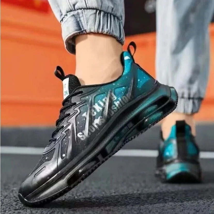 メンズシューズエアークッションスニーカーメンズ通気潮メンズ靴快適トレンド