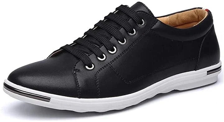 沸騰新柄追加 男女兼用 スニーカー メンズ ウォーキング ランニング シューズ レザー ローカット 285 cm(ブラック 285 cmquma