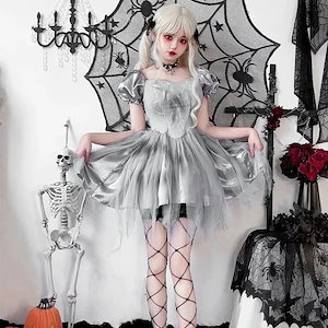 2026新品今年 短纳期2点 セットアップ 半袖ワンピースフレアリボン付き ハロウィン 大人 仮装コーデコスチューム服 衣装 ガーリー 甘め 学園祭 文化祭 ファッション系 レディース セクシー型 ブ