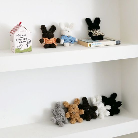 コジモジ プードル キーリング 5種 選択