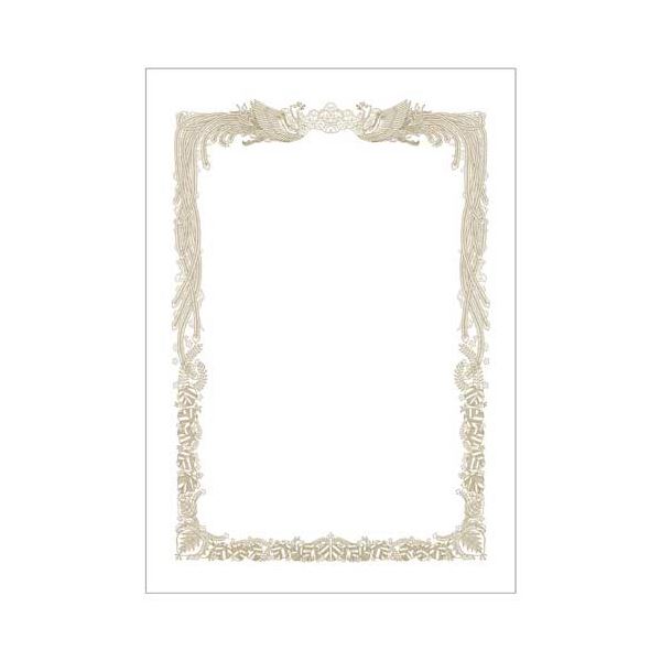 （まとめ） ササガワ タカ印 ミニ賞状用紙 はがき判ヨコ書用 10-1521 1セット（50枚：10枚×5パック） (×5セット) 8,874円