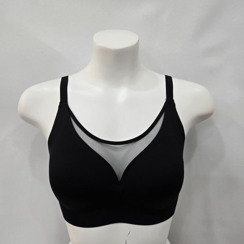 シームレス フュージング 無縫製 フルカバー ノンワイヤーブラ BR1994A-BK