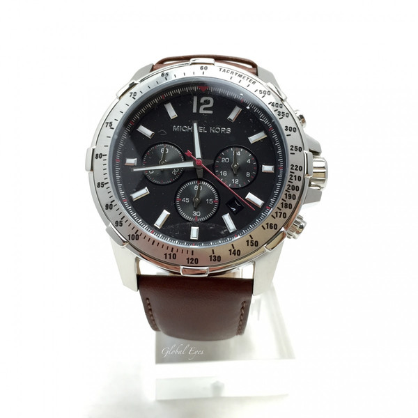 メンズ ウォッチ MK8378 マホガニー ブラウン 腕時計 時計 茶 黒 アウトレット 19,296円