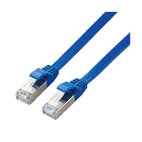 (3個セット) エレコム Cat7 LANケーブル 5m LD-TWSF/BU5X3