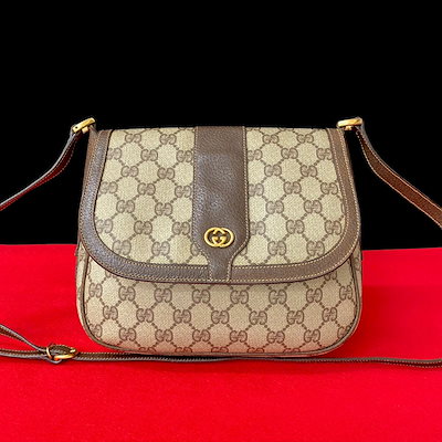グッチ GUCCI ショルダーバッグ GGロゴ ゴールド金具 ヴィンテージ GUCCI グッチ GG金具 オールドグッチ 肩掛け ワンショルダー